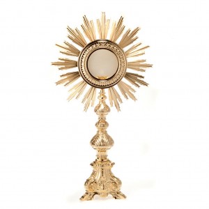 Baroque Monstrance in gonden bronze