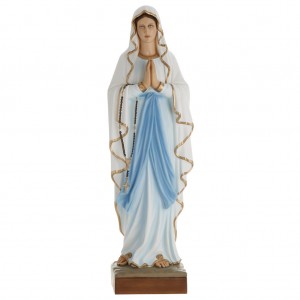 Our Lady of Lourdes fiberglass statue 100 cm