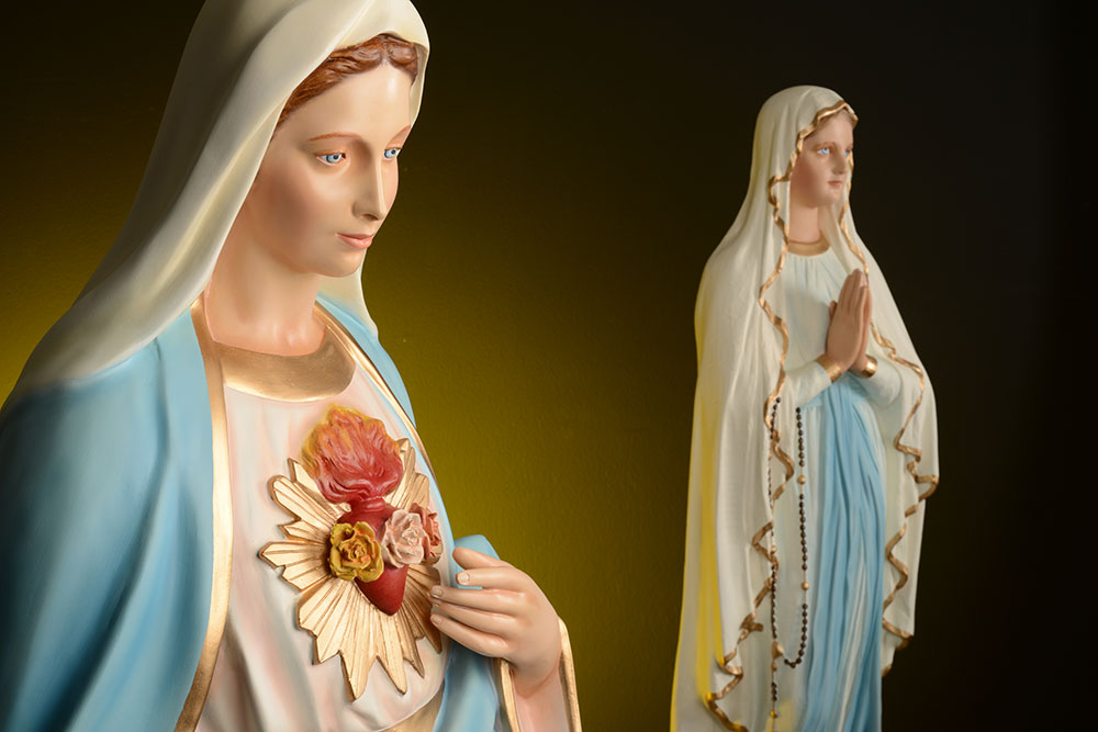 Virgin Mary statues