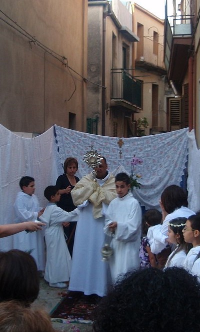 The feast of Corpus Christi