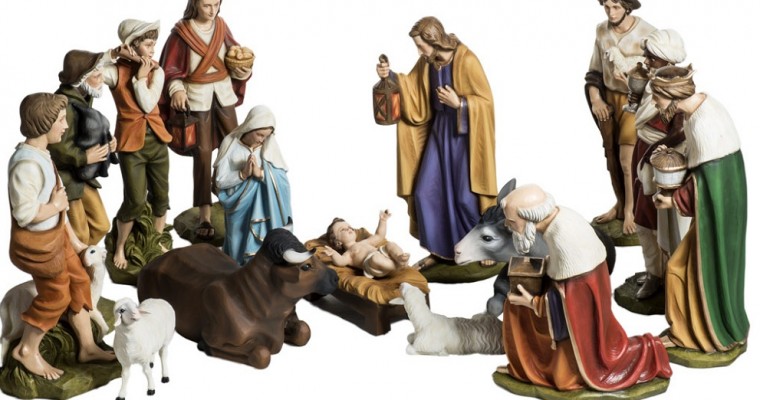 Complete Nativity Sets for those who didn’t have time to make their own