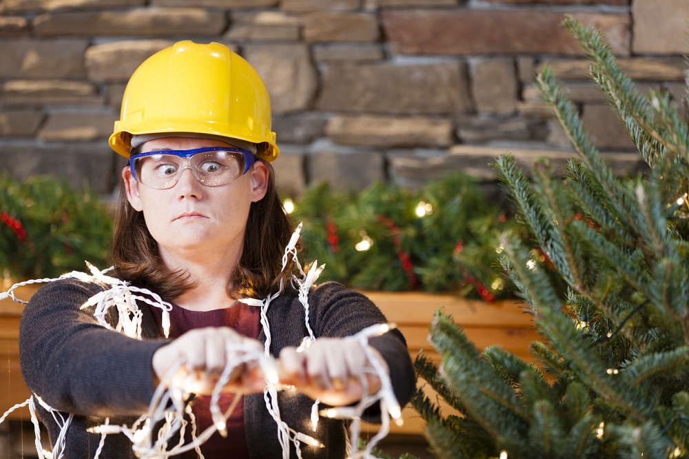Decorate your house for Christmas in complete safety