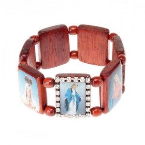 Multi-image wooden bracelets