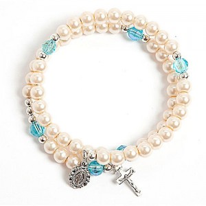 Spring rosary bracelets