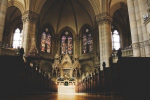 Sacred furniture typical decors of every Christian church