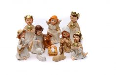 Nativity scenes that resemble children