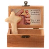 box olive wood hand cross