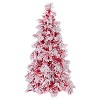 Christmas tree Red Velvet, with 500 LED lights for indoor