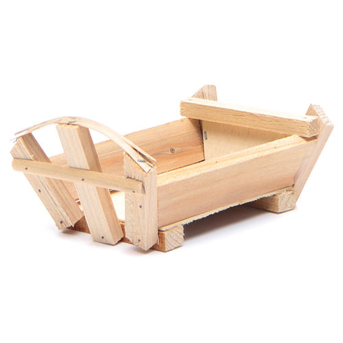 Nativity accessory, cradle in wood