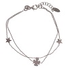 Star and angel silver bracelet, AMEN