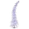 christmas tree fancy white with bendable top