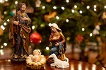 crib or only trio of the Nativity