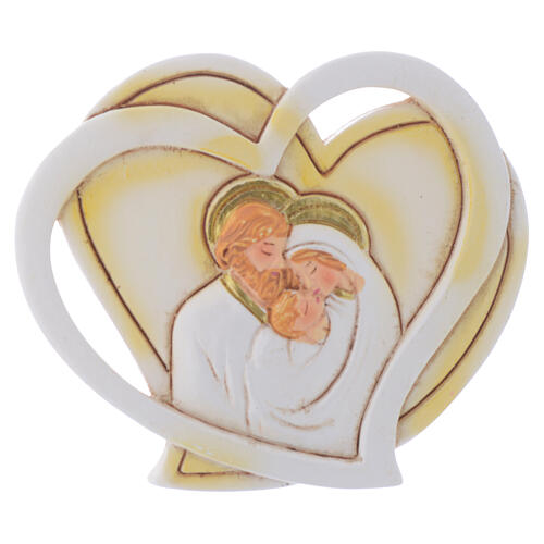 heart shaped favor holy family 2 in