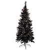 obsidian gold slim christmas tree glittery gold and black