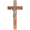saint benedict cross in natural cherry wood 71-cm