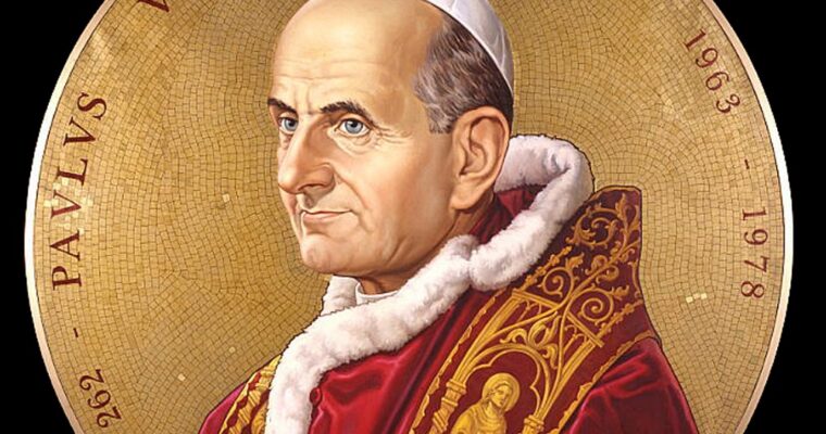 Pope Paul VI, his memory celebrated on May 29
