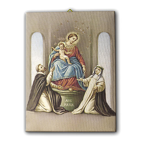 Virgin of the Rosary of Pompei canvas print