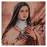 Saint Therese of Lisieux wall tapestry with loops 21x16 2