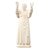Pope Benedict XVI statue in natural Val Gardena wood