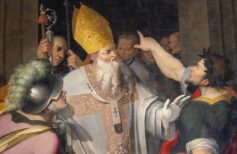 Saint Ambrose, the patron Saint of Milan