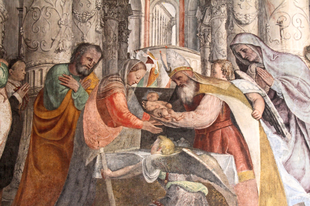 Presentation of Jesus at the temple until the feast of Candlemas