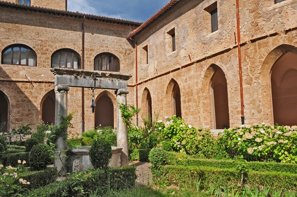 The monastery of St. Scholastica in Subiaco