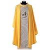 Chasuble with 2025 Jubilee official logo, golden embroidery, matching stole