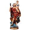 st. christopher statue in resin 30 cm