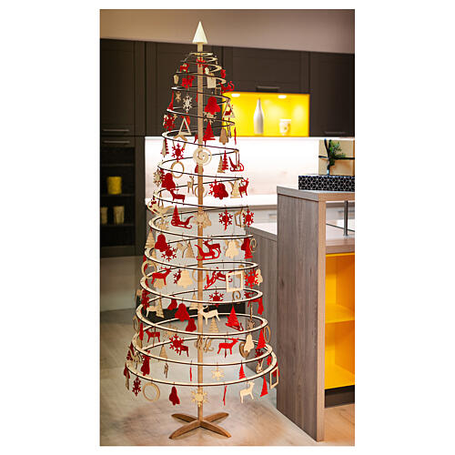 Slim Christmas tree SPIRA 190 cm (2)