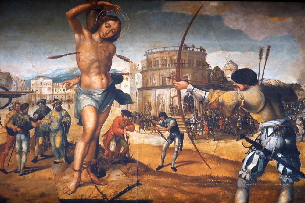 Saint Sebastian and His Martyrdom to Help Persecuted Christians