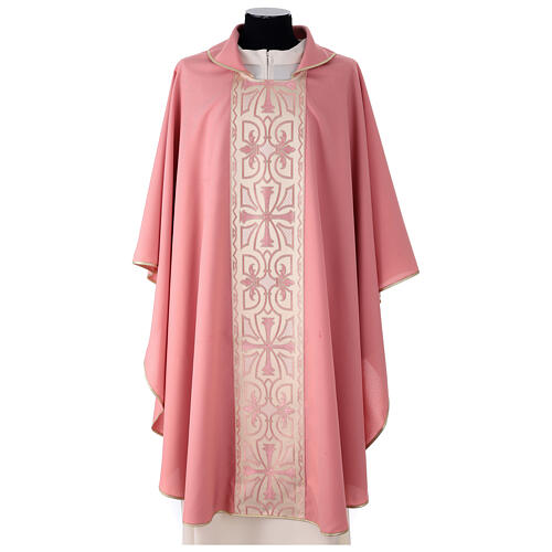 pink chasuble