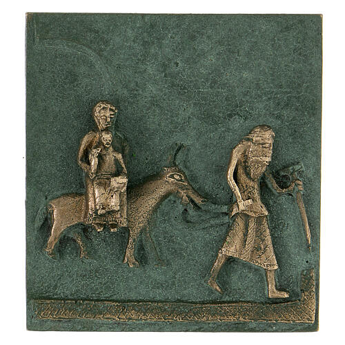 Tile Saint Zeno Verona Flight into Egypt bronze hook 