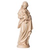 Natural wood statues and figures