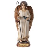 statue-archangel-raphael-white-gold-resin-20-cm