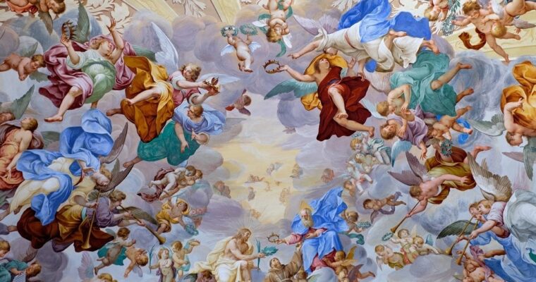 Which religions believe in angels?